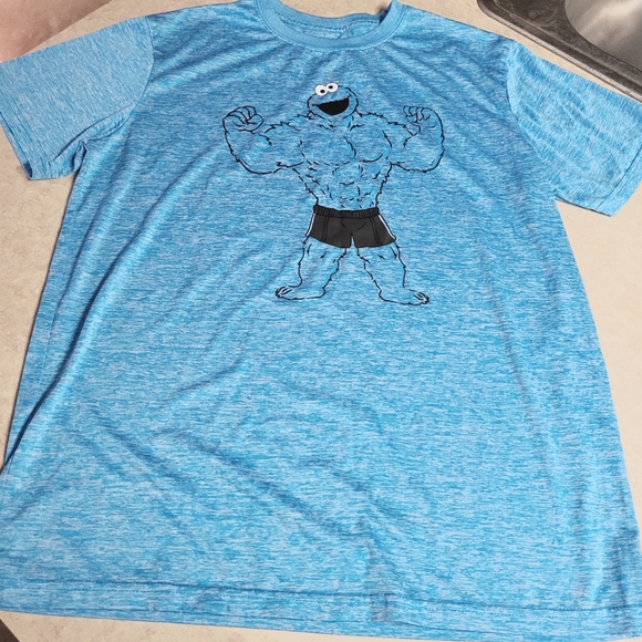 seasame street Other - 🛒🛍️💥Nwot mens large seasame street muscle cookie monster shirt never worn